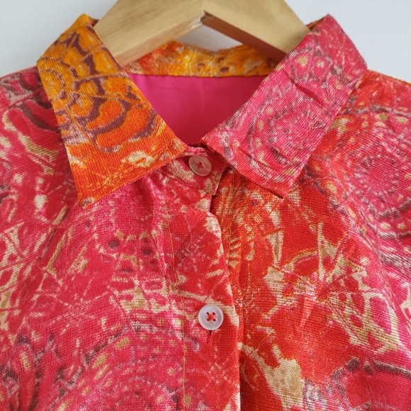 Vintage Handmade Tie Dye Mini Dress - Picture 13 of 16